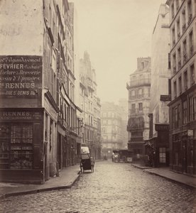 Rue des Lombards, dalla rue des Lavandières Sainte-Opportune da Charles Marville