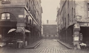 Rue du Contrat-Social, de la rue de la Tonnellerie da Charles Marville