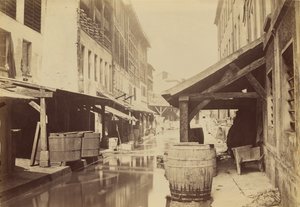 [Conceria sulle rive della Bièvre] / [La Bièvre e le concerie, ora fognatura di suterrain].