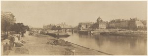 La Senna dal Pont du Carrousel verso Notre Dame da Charles Marville