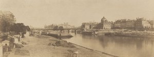 La Senna dal Pont du Carrousel verso Notre Dame, 1853