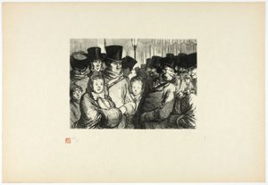 Boulevard du Temple a mezzanotte, da Tirage Unique de Trente-Six Bois