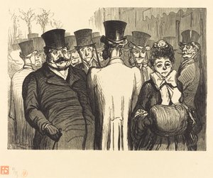 Il Boulevard des Italiens da Charles Maurand after Honoré Daumier