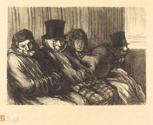 Treno di piacere da Charles Maurand after Honoré Daumier