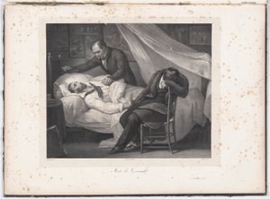 La morte di Gericault da Charles Maurin