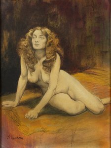 Nudo femminile disteso