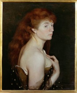 Ritratto di giovane donna rossa
