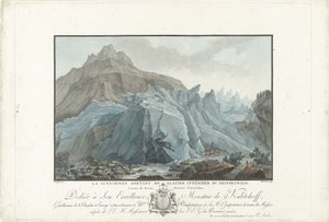 Ghiacciaio presso Grindelwald (Vues remarquables des montagnes de la Suisse)