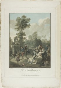 Il tamburello da Charles Melchior Descourtis