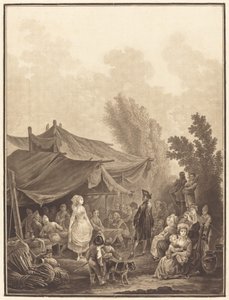 Nozze di villaggio, 1785 da Charles Melchior Descourtis
