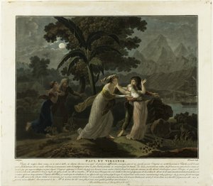 La partenza, tavola 4 di Paul et Virginie
