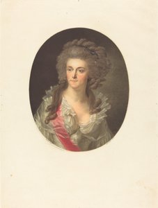 Federica Sofia Guglielmina di Prussia, Principessa di Orange Nassau da Charles Melchior Descourtis after Friedrich Tischbein