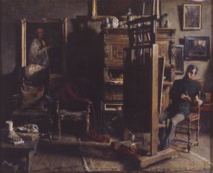 Lo studio del pittore Jules Lambeaux