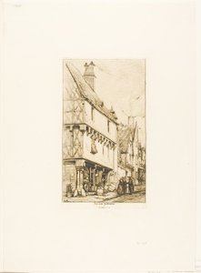Una vecchia casa a Bourges da Charles Meryon