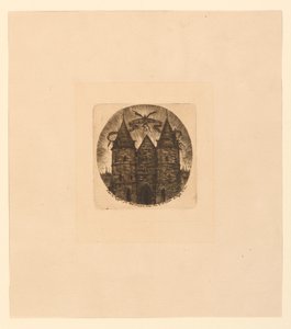 Antica Porta del Palazzo di Giustizia da Charles Meryon