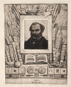 Armand Gueraud di Nantes, stampatore e uomo di lettere, 1862 da Charles Meryon