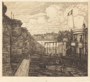 Stabilimento di bagni freddi di Chevrier, detto "della Scuola" da Charles Meryon