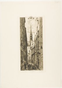 Chantrey Street, Parigi da Charles Meryon
