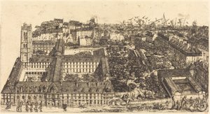 Collège Henri IV, Paris, ou Lycée Napoléon da Charles Meryon