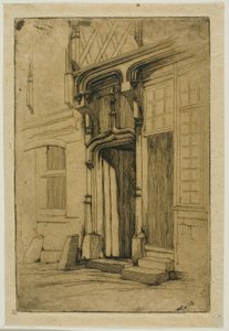 Portale di un Antico Convento, in rue Mirabeau, Bourges
