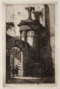Ingresso al Convento dei Cappuccini Francesi ad Atene