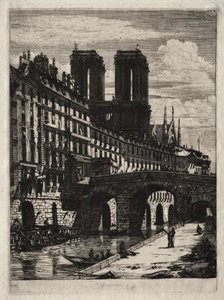 Incisioni di Parigi: Le Petit Pont