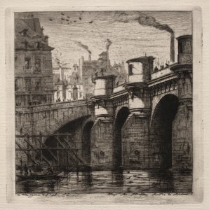Incisioni di Parigi: Il Ponte Nuovo