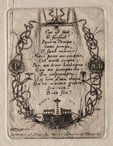 Incisioni di Parigi: La pompa di Notre Dame, piccola lastra, 1854 da Charles Meryon