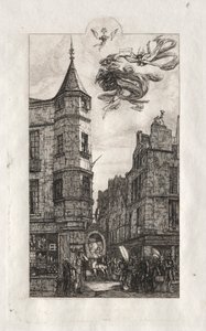 Incisioni di Parigi: Tourelle, rue de l