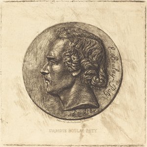 Evariste Boulay-Paty; Un Poeta (Da un Bronzo di David d