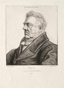 L. J. Marie Bizeul, un archeologo bretone da Charles Meryon