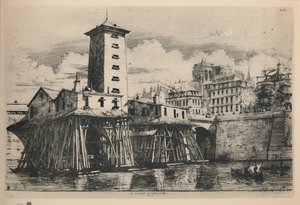 La Pompe Notre-Dame 9th State, 6 34 x 9 78 Inches, 1852, 1927