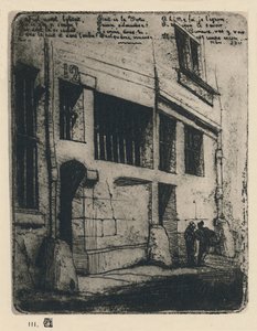 La Rue Des Mauvais Garcons 3° Stato, 5 x 3 78 Pollici, 1854, 1927 da Charles Meryon