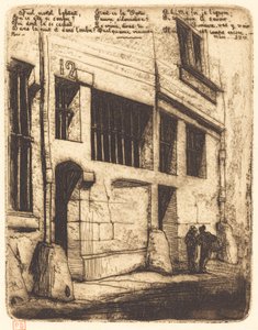 La Rue des Mauvais Garçons, Parigi da Charles Meryon