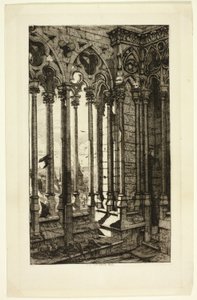 La galleria Notre-Dame da Charles Meryon