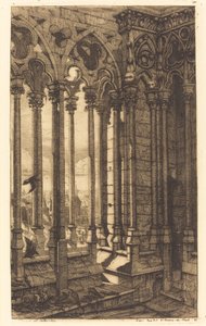 La Galleria di Notre-Dame, Parigi da Charles Meryon