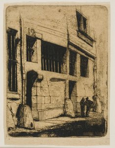 La rue des Mauvais Garçons da Charles Meryon