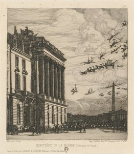 Il Ministero della Marina, Parigi (Le Ministère de la Marine, Paris) da Charles Meryon