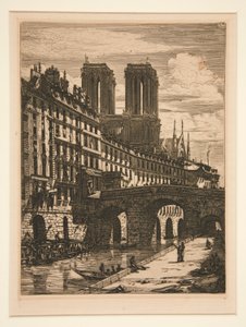 Il piccolo ponte, Parigi da Charles Meryon