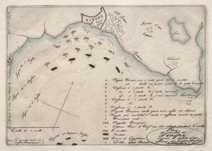 Mappa della battaglia di Sinope
