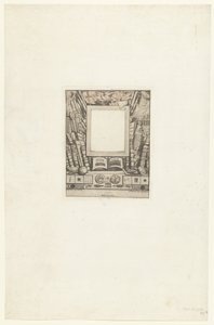 Cornice per il ritratto di Armand Guéraud da Charles Meryon