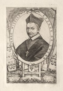 Pierre Nivelle, Vescovo di Luçon, 1861 da Charles Meryon