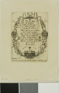 Pompe Notre-Dame, Parigi, piatto piccolo da Charles Meryon