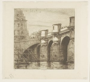 Pont-Neuf, Parigi da Charles Meryon