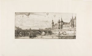 Pont-au-Change, Parigi da Charles Meryon