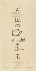Rebus: Béranger non era davvero forte, perché non ha mai avuto la chiave dei campi, 1863 da Charles Meryon