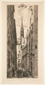 Rue des Chantres da Charles Meryon