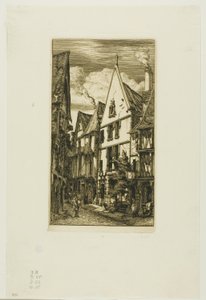 Rue des Toiles, Bourges da Charles Meryon