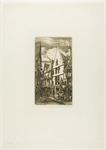 Rue des Toiles, Bourges da Charles Meryon