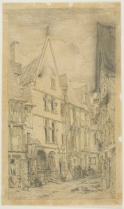 Rue des Toiles, Bourges da Charles Meryon